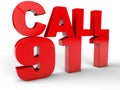 Call 911 Royalty Free Stock Photo