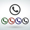 call icon on a white background