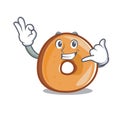 Call me bagels mascot cartoon style