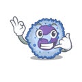 Call me funny basophil cell mascot picture style