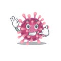 Call me funny corona virus mascot picture style