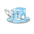 Call me funny ice cube mascot picture style