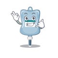 Call me funny saline bag mascot picture style