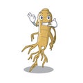 Call me ginseng in the a cartoon shape