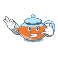 Call me transparent teapot character cartoon