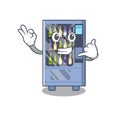 Call me wine vending machine mascot shaped character