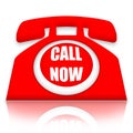 Call Now Royalty Free Stock Photo