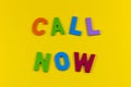 Call now phone telephone support waiting solicitation