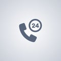 Call online, helpline, vector best flat icon