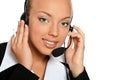 Call operator woman Royalty Free Stock Photo