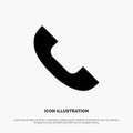Call, Phone, Telephone, Mobile solid Glyph Icon vector Royalty Free Stock Photo