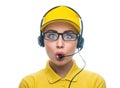 Call service operator Royalty Free Stock Photo