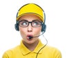 Call service operator Royalty Free Stock Photo