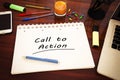 Call to Action Royalty Free Stock Photo