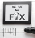 Call us for Fix Mechanic Service poster for business.