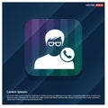 Call user icon Royalty Free Stock Photo