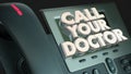 Call Your Doctor Phone Medical Help Advice Health