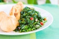Callaloo Vegetable (Spinach) a Royalty Free Stock Photo