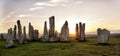 The Callanish standing stones Royalty Free Stock Photo