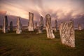 Callanish standing stones in Scotland