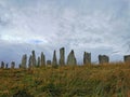 Callanish stones on the Isle of Lewis Royalty Free Stock Photo