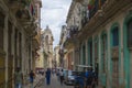 Calle Cuba Street, Old Havana, Havana, Cuba Royalty Free Stock Photo
