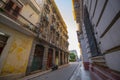 Calle Cuba Street, Old Havana, Havana, Cuba Royalty Free Stock Photo