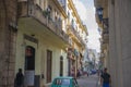 Calle Cuba Street, Old Havana, Cuba Royalty Free Stock Photo