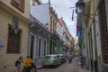 Calle Cuba Street, Old Havana, Cuba Royalty Free Stock Photo
