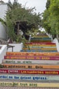 The public passage known as Calle de Agatha Christie, La Paz, Puerto de la Cruz, Tenerife, Canary Islands, Spain