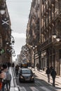 Calle de Fernando, or Carrer de Ferran is a street in the Gothic Quarter of Barcelona, Spain Royalty Free Stock Photo