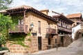 Calle de los Caballeros, in Poble Espanyol - Spanish Village in Barcelona, Catalonia, Spain Royalty Free Stock Photo