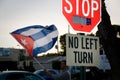 Calle 8 Miami Protest Royalty Free Stock Photo