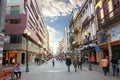 Calle Triana is main street in Las Palmas. Gran Canaria, Canary islands, Spain Royalty Free Stock Photo