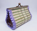 This is called bamboo hand bag,kid's money bag.