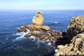 Cape Carvoeiro - Most Western point of the Peniche Peninsula Royalty Free Stock Photo