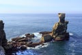 Cape Carvoeiro - Most Western point of the Peniche Peninsula Royalty Free Stock Photo