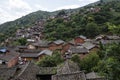 Vien on traditional Chinese village Nuodeng Royalty Free Stock Photo