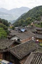 Traditional Chinese village Nuodeng in Yunnan Royalty Free Stock Photo