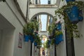 The Calleja de las Flores in Cordoba, Spain