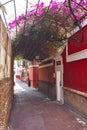 Callejon Agua street in Seville Andalusia spain