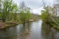 Callicoon Creek in Callicoon, New York Royalty Free Stock Photo