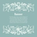 Calligraphic design elements. Floral vector design Royalty Free Stock Photo