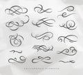 Calligraphic vintage elements Royalty Free Stock Photo