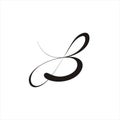 Letter B. Logo design. Isolated vector illustration.