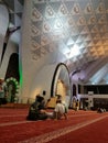 calligraphy decoration at the Great Mosque of West Sumatra