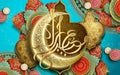 Calligraphy for Eid Mubarak