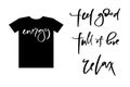 Calligraphy text for t-shirt women design, feminine internet shop. Curve lettering for original collection, fashion brand. Hand sk