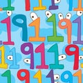 Calling 911 ask to see you seamless pattern Royalty Free Stock Photo