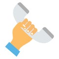 Calling, communication  Color Vector icon which can easily modify or edit Royalty Free Stock Photo